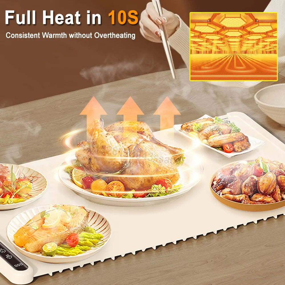 Electric Foldable Food Warming Tray