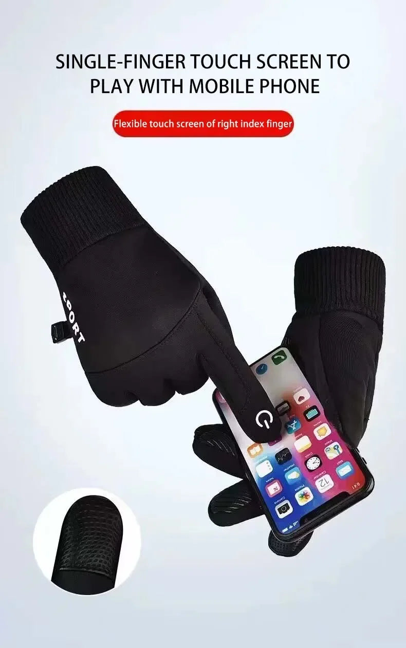 Winter Waterproof Men's Gloves